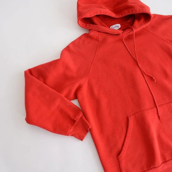 Vintage  Cotton Ginny Red Hoodie/ Bunny Hug Sweater XLarge - Picture 9 of 14